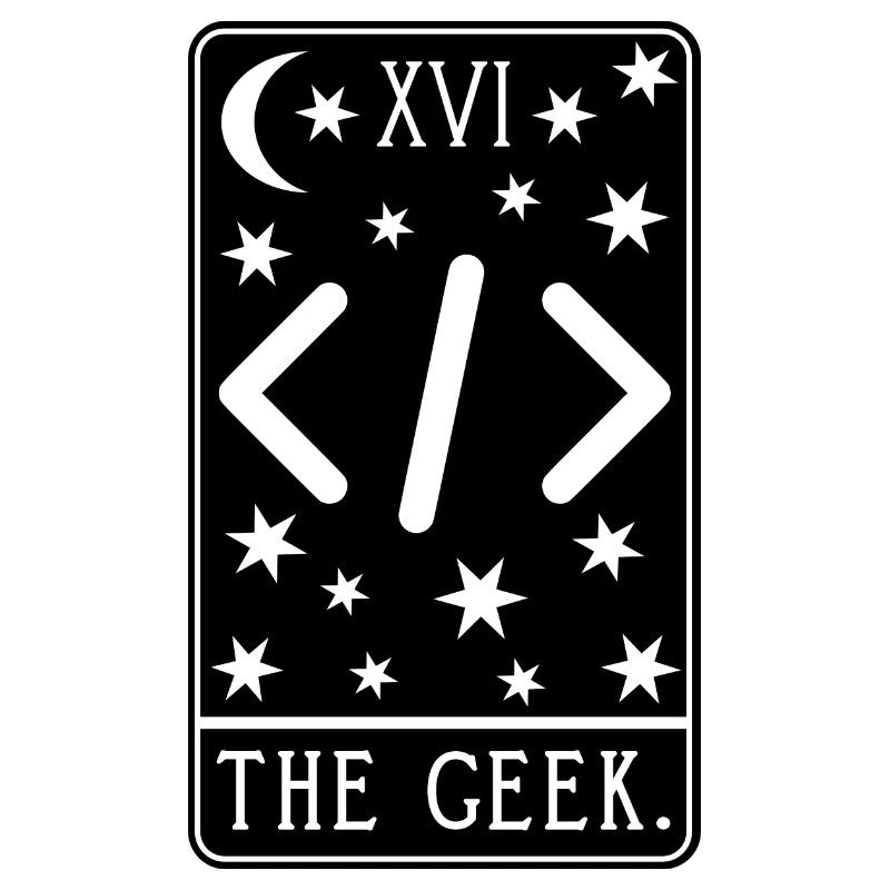 Programmierer Tarotkarte - Code für Entwickler von Programmier-Geeks