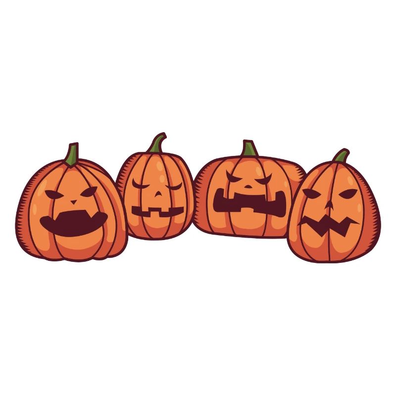 Pumpkin With Human Face.