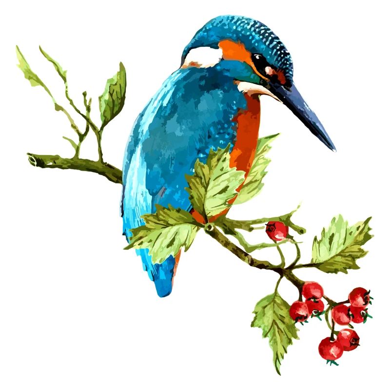 Bunter Vogel