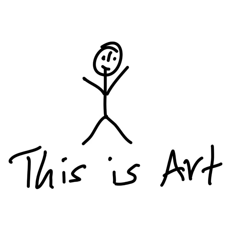 Strichmännchen Kunst