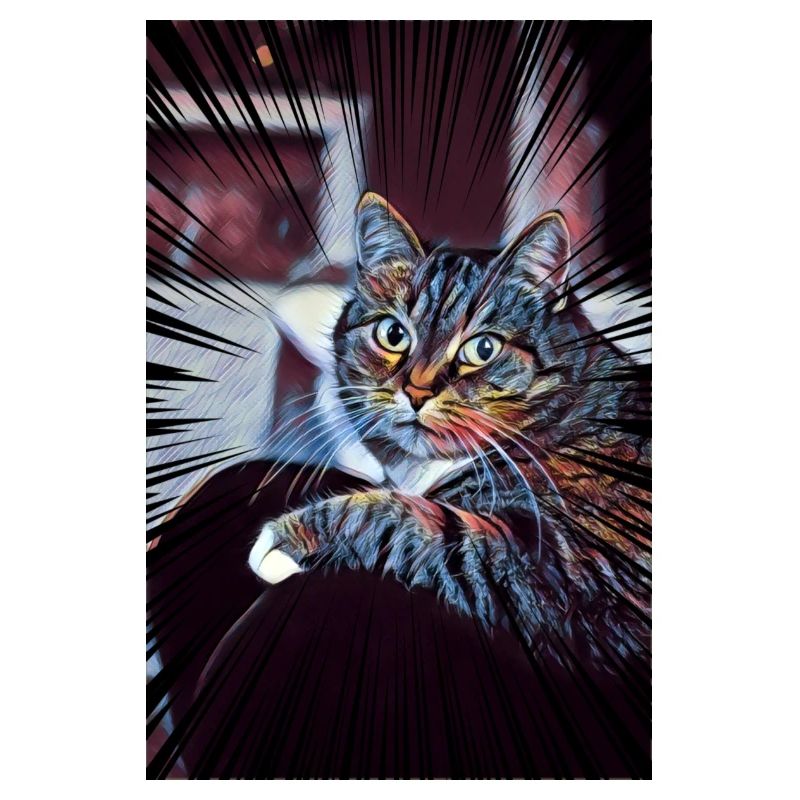 Süße Katze Comic