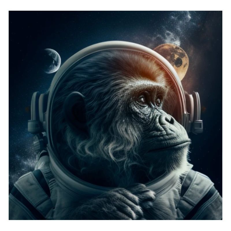 Monkey Astronaut #02