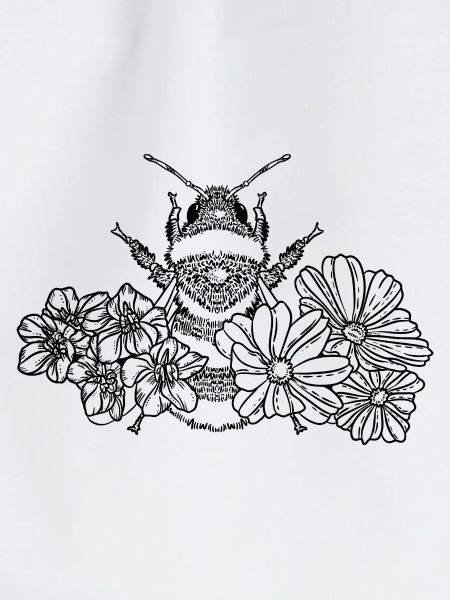 Biene mit Blumen || annie.
