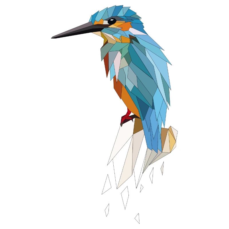 Oiseau de glace Polygone