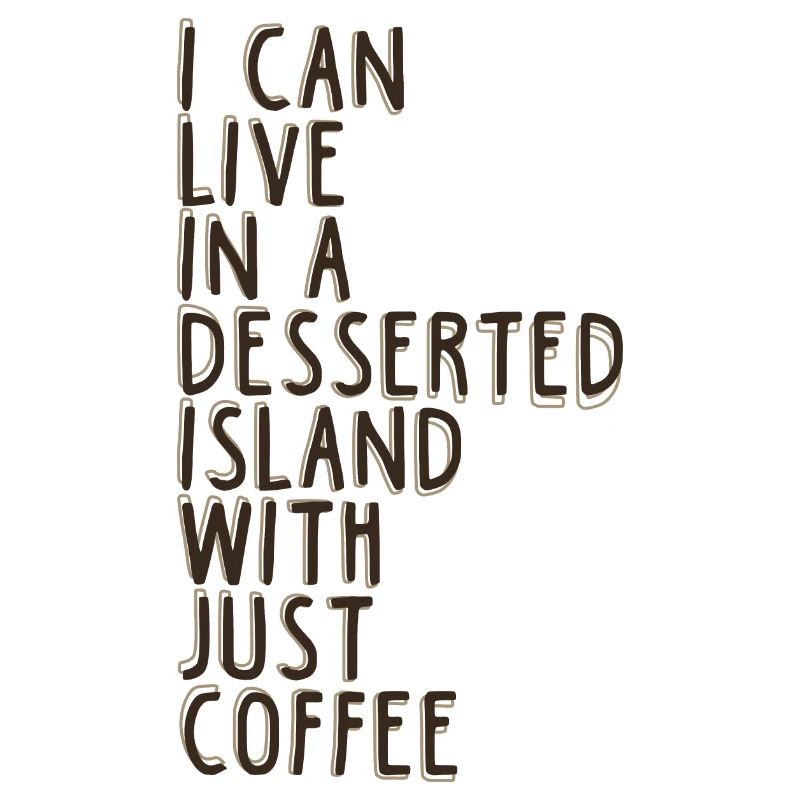 Wüste mit Kaffee