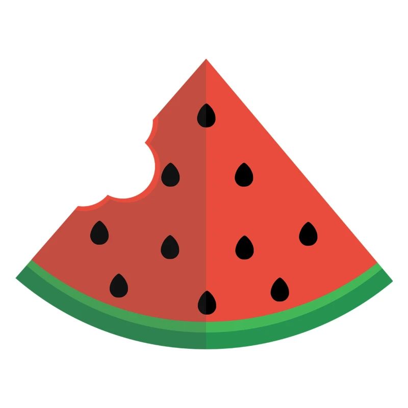 Une tranche de pastèque