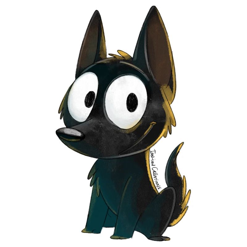 Schwarzer Kelpie