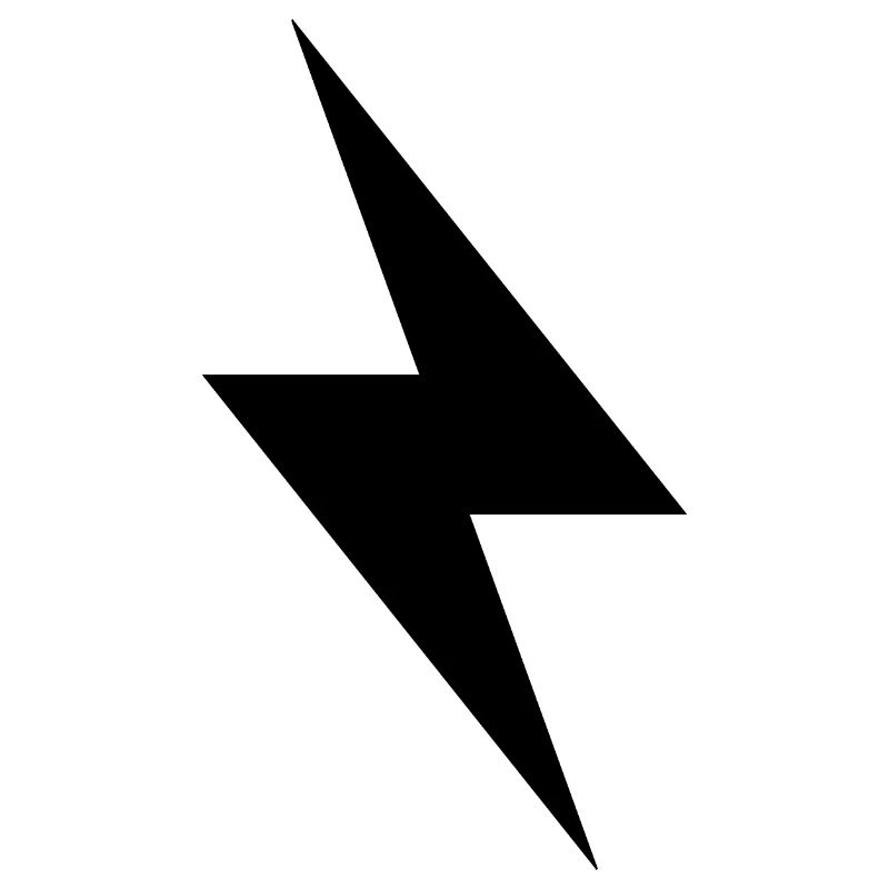 Blitz Design / schwarzer Blitz