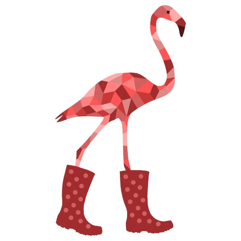 Flamingo Gummistiefel