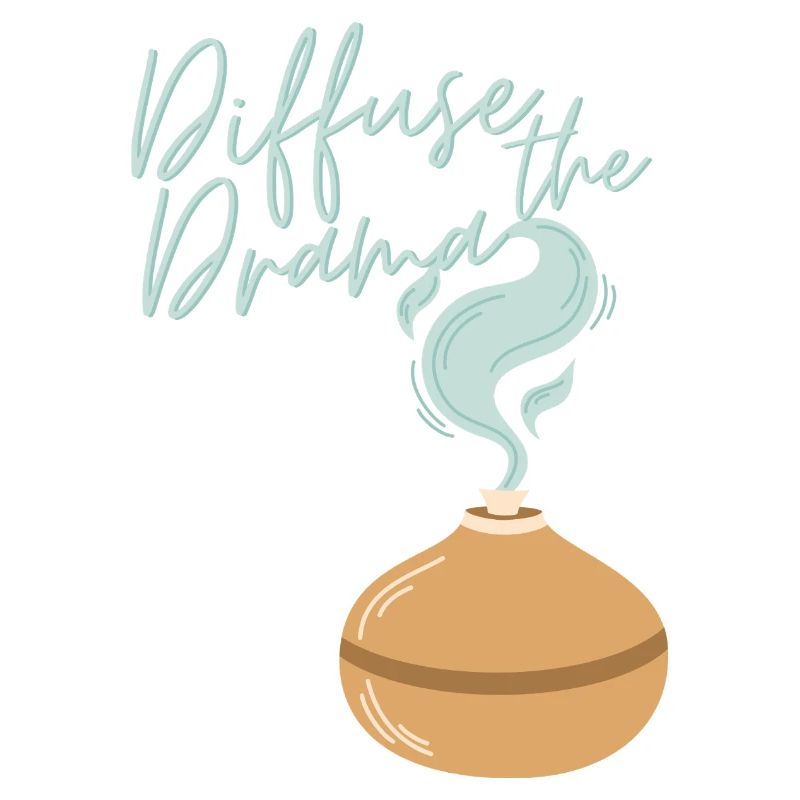 Diffuse the Drama (brown)