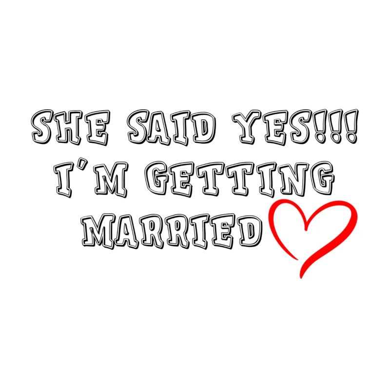 getting married