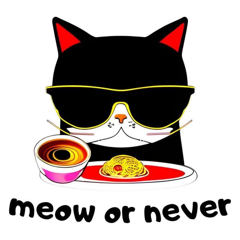 Hungry Cool Cat