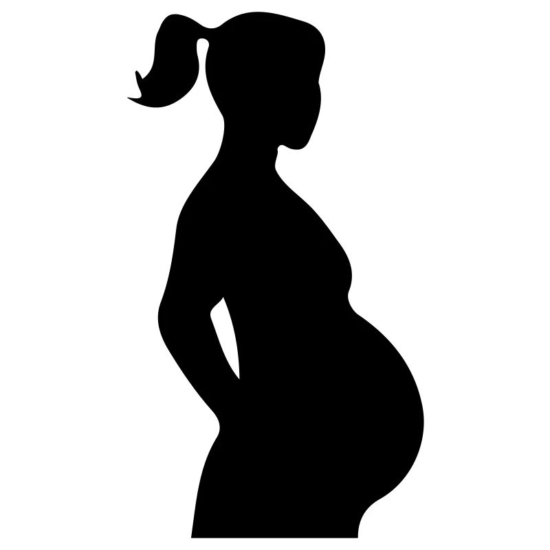 schwanger silhouette