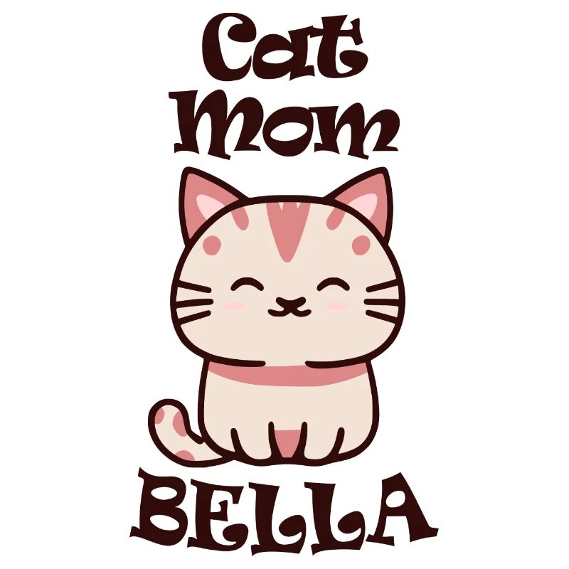 Bella Surname First name with cat