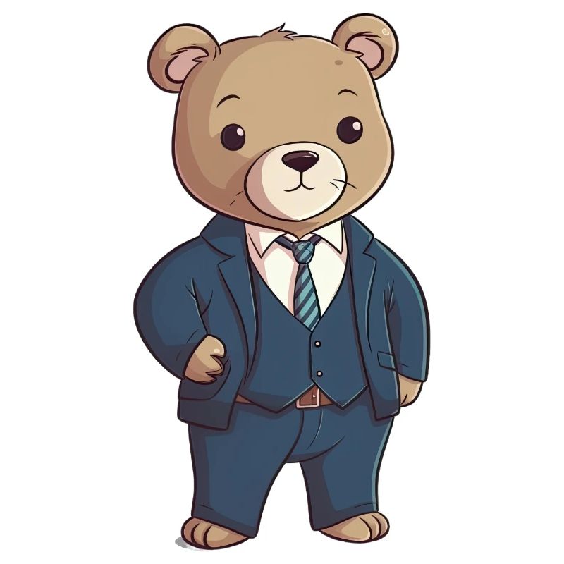 Bear in a Suit