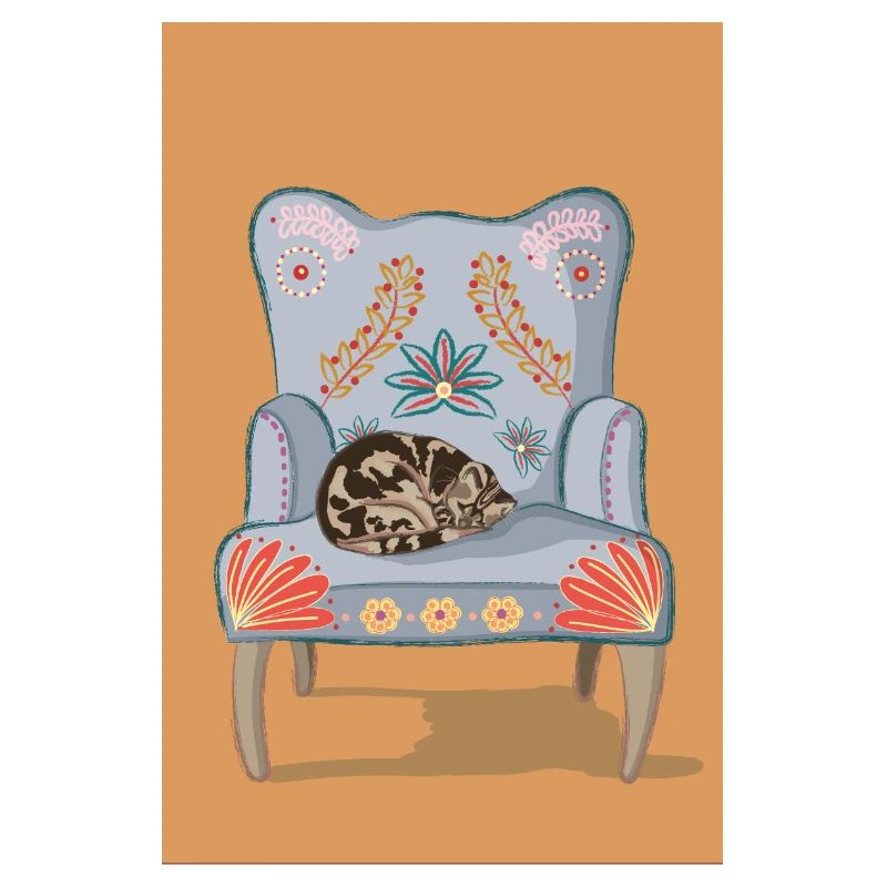 A sleeping cat