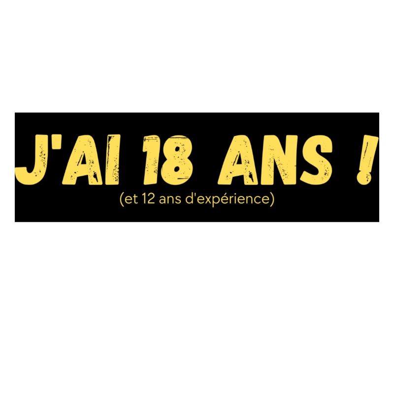J ai 18 ans et 12 ans d experience