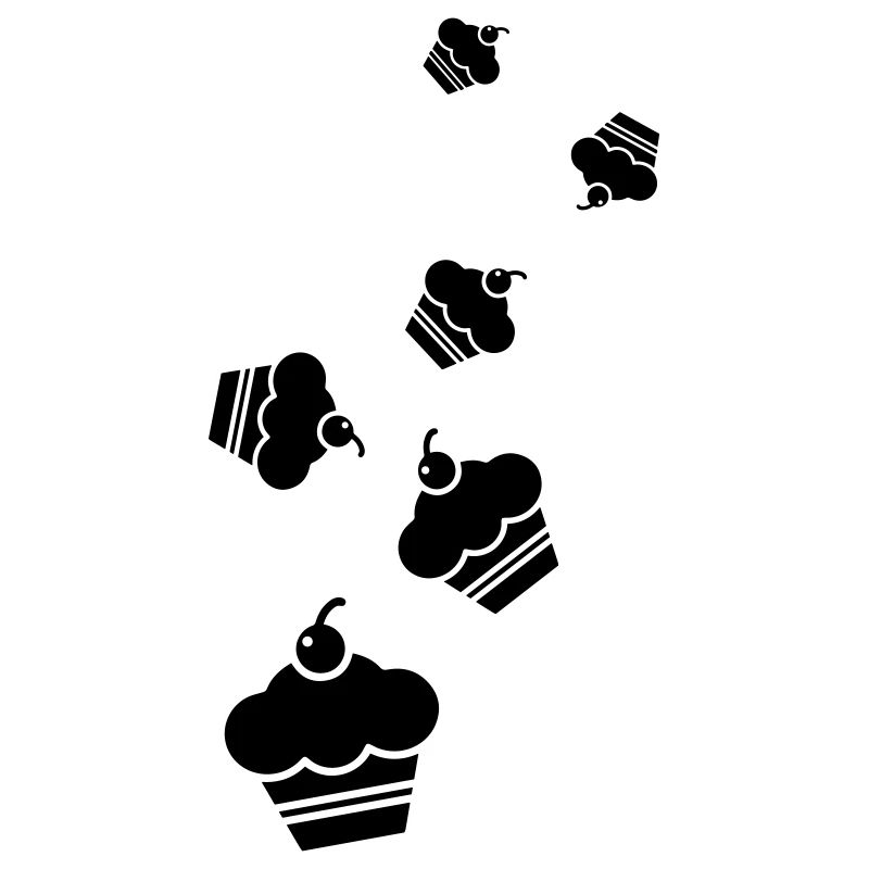 Muffin Silhouette icon