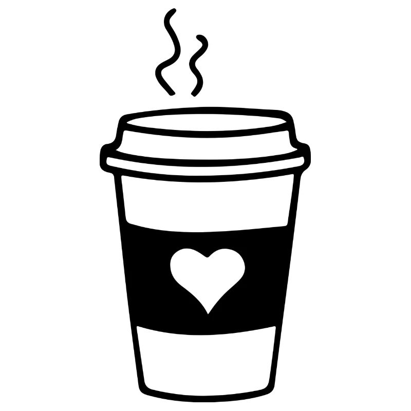 Kaffeebecher Liebe