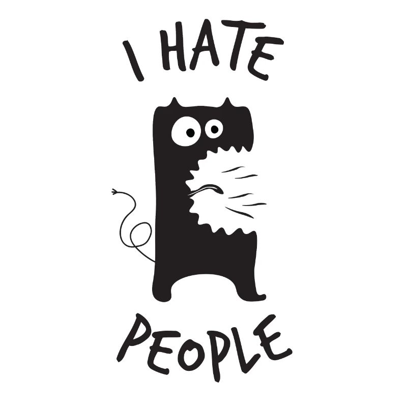 I hate people
