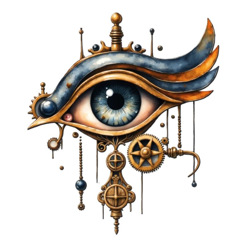 Steampunk mechanical eye