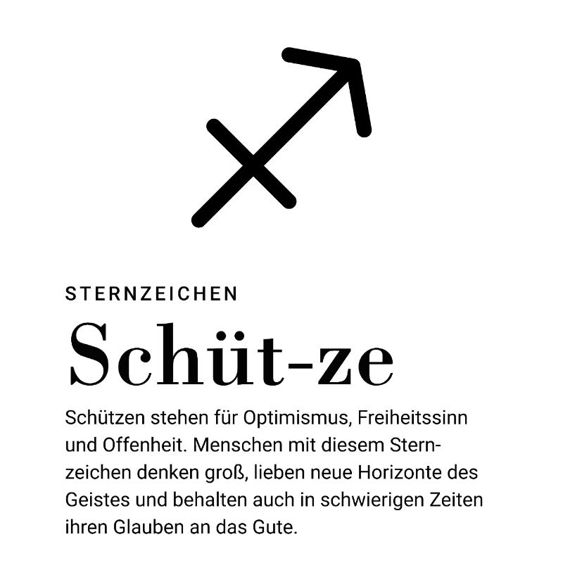 Zodiac sign Sagittarius