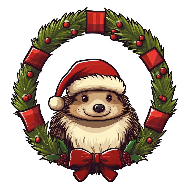 Hedgehog Christmas