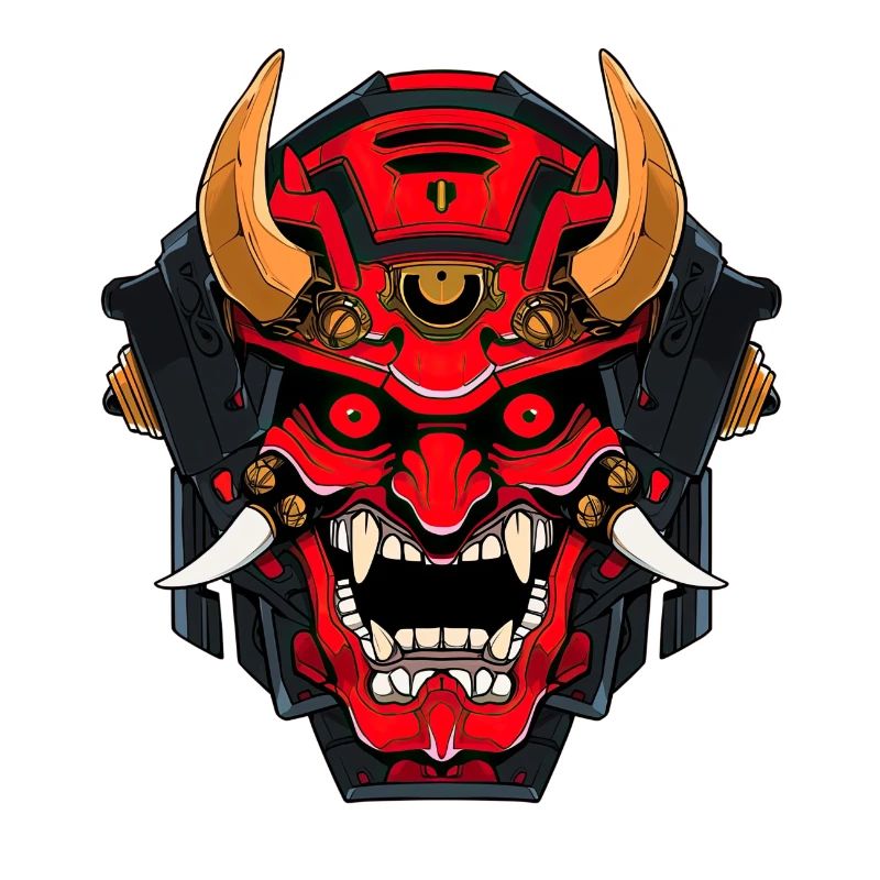 Cyborg Dämon Samurai