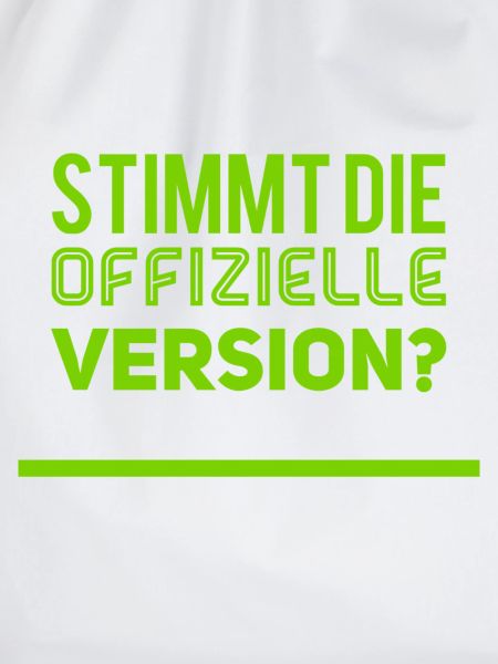 stimmt die offizielle Version