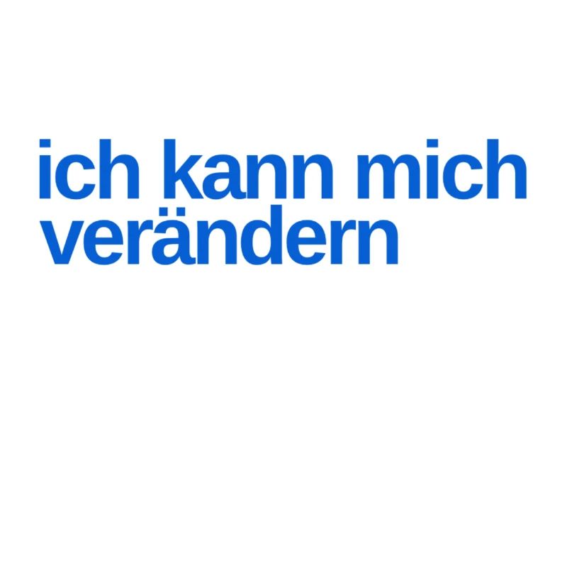 ich möchte mich verändern