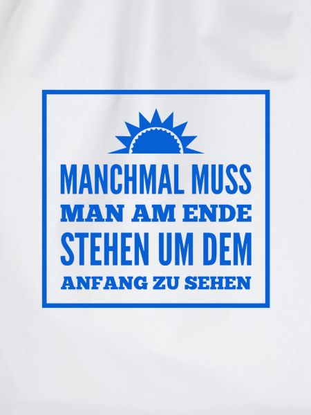 stehst du am Ende?