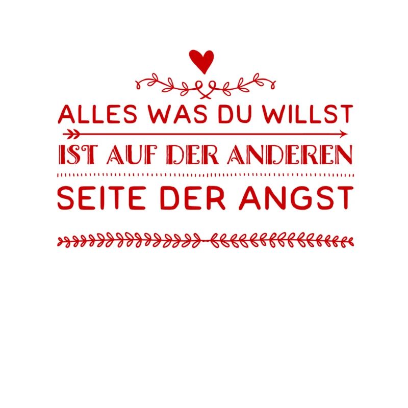 die Angst ist der Weg