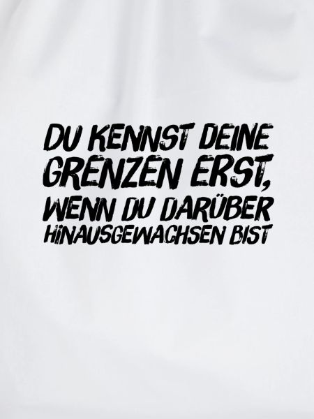 die eigenen Grenzen