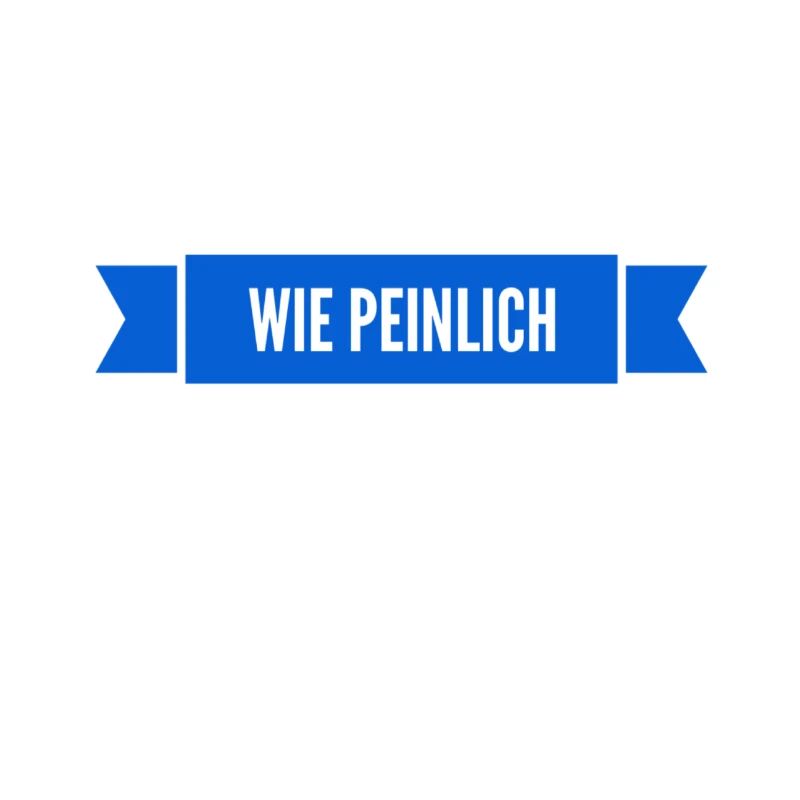 zum schämen