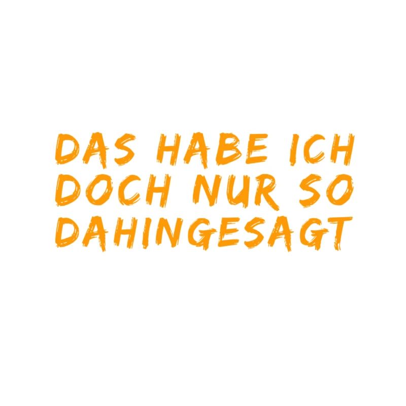 das war belangloses Gerede