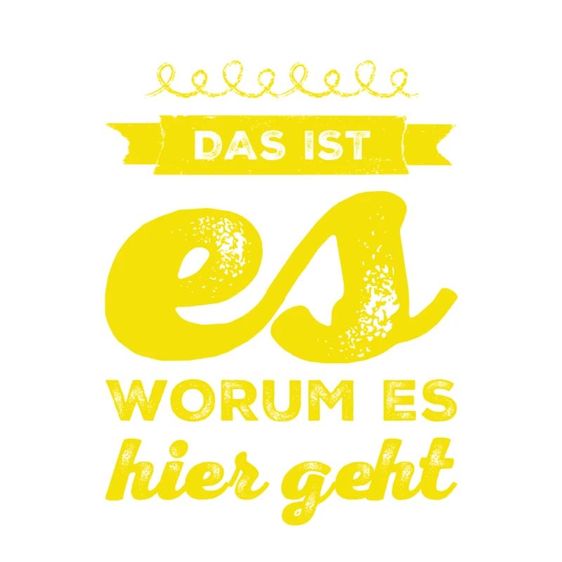 deshalb mache ich das