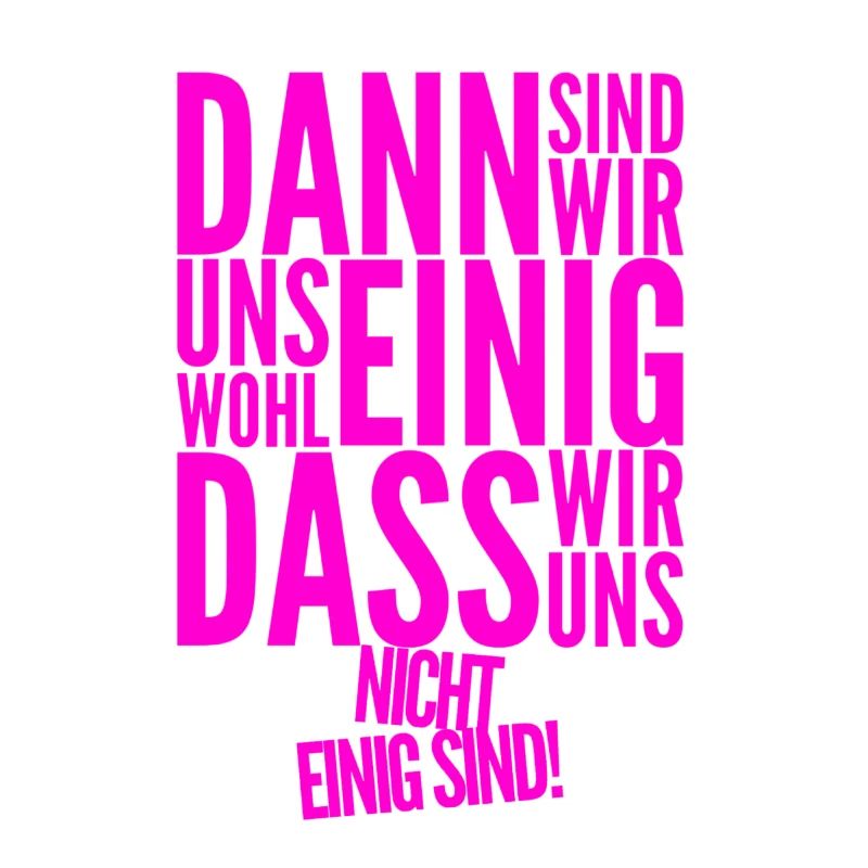 uneinig einig