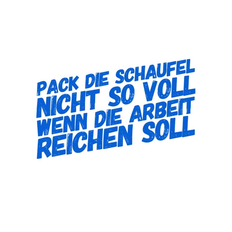 sinon, il n’y a pas de travail