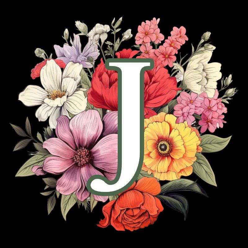 J Monogram Bouquet