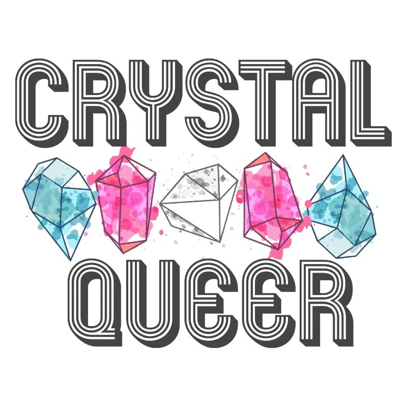 Crystal Queer Trans Pride Rainbow Crystals
