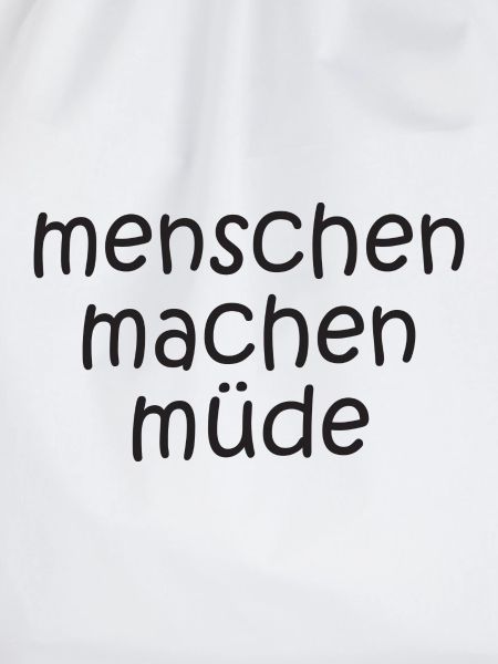 Menschen machen müde