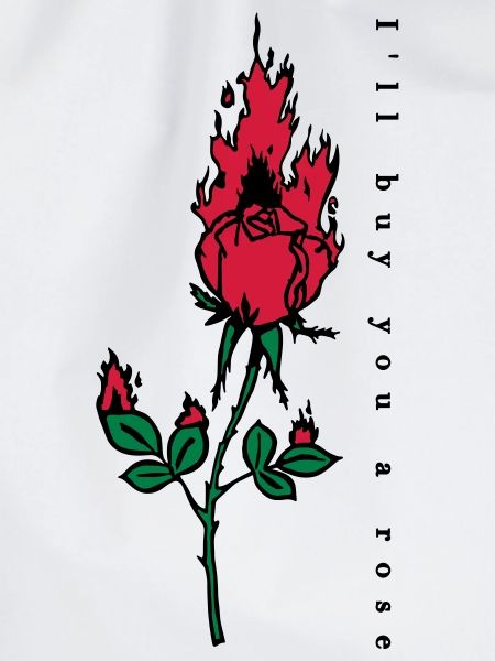 Burning Rose Print