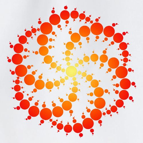 crop circle - Drawstring Bag