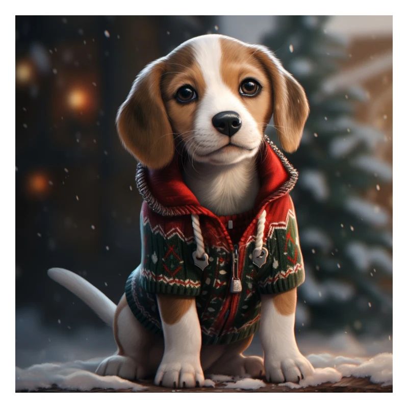 Weihnachten Beagle