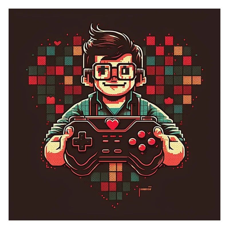 Pixel Art IT Guy