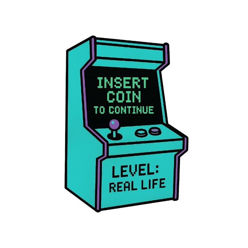 Retro Gaming Arcade Artwork