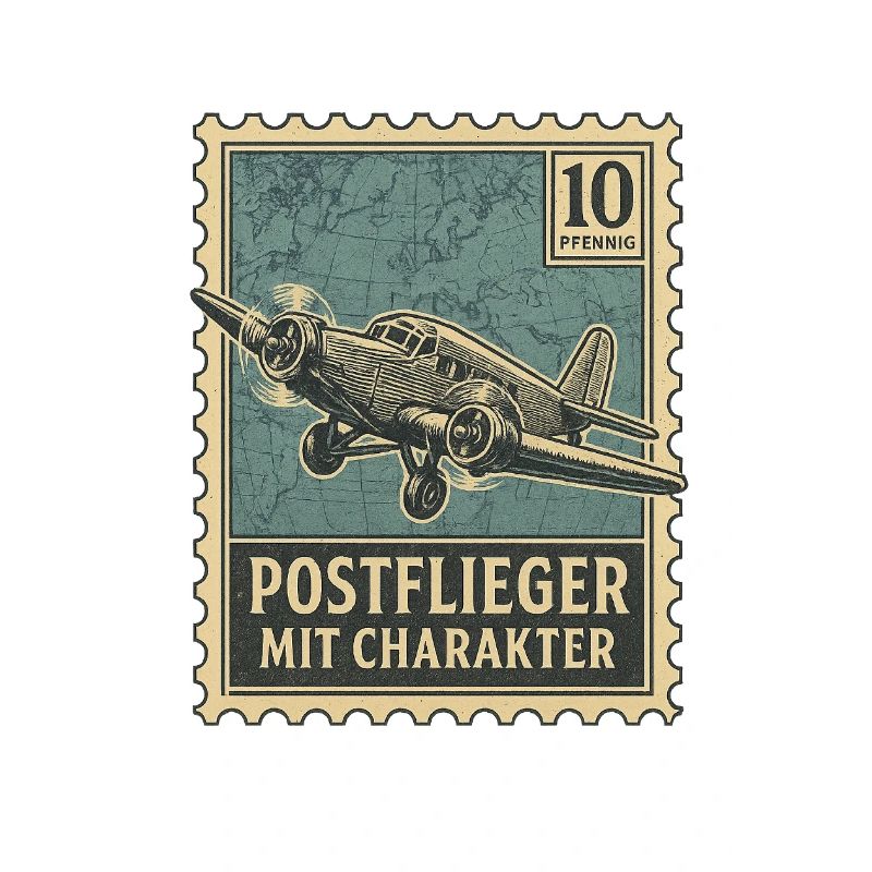 Aunt Ju52 Postal Flyer Stamp