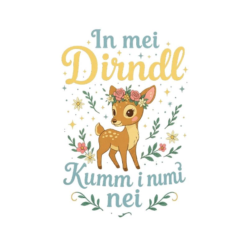 Dans mon Dirndl, je ne connais pas Funny Deer Shirt