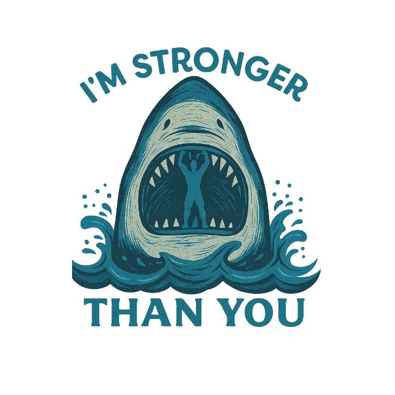 Stronger Than You – Shark Artwork