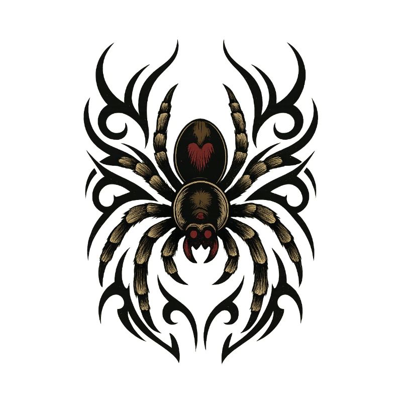 Fancy Tribal Spider